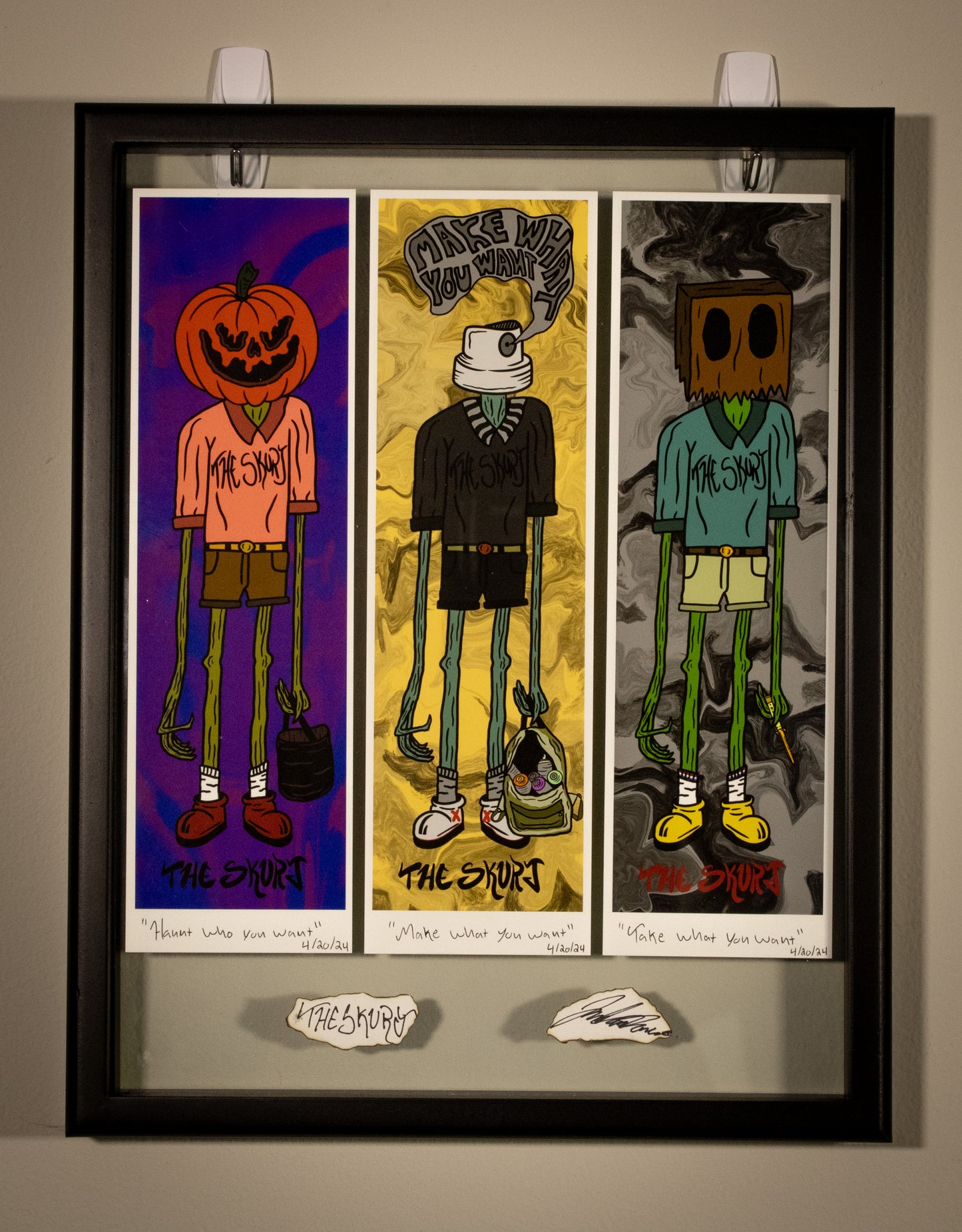 "The Skurjies" Framed set